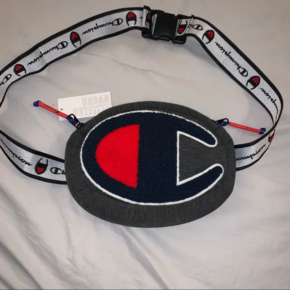 Champion Prime Grey & White Fanny Pack